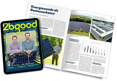 Das 2bgood Magazin als Print und digitale Version