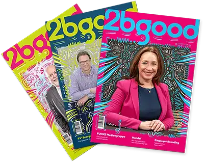 Das 2bgood Magazin als Printversion