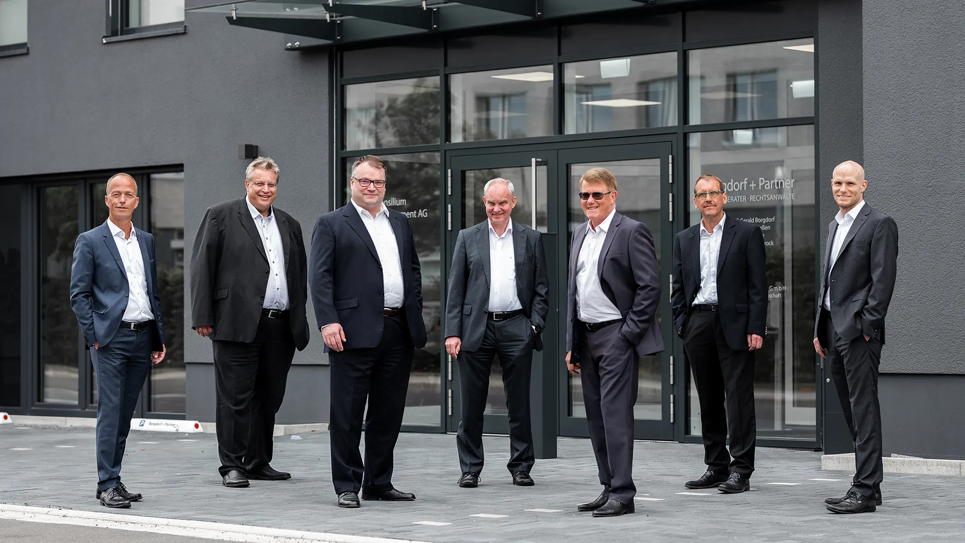 Claus Titze, Norbert Nießen, Tobias Schierbrock, Jörg Ellermann, Gerald Borgdorf, Thomas Irrgang, Jan Tristan Stutthoff (v.l.)