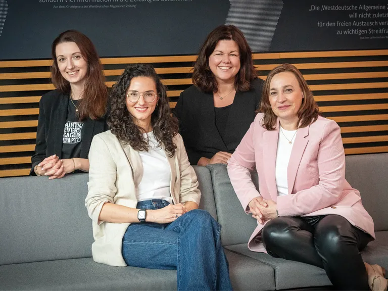 Von links nach rechts: Alexandra Prause, Teresa Schönheit, Sandra Sarrazin, Gundula Ullah